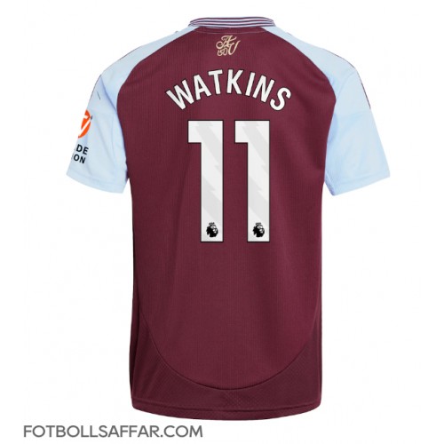 Aston Villa Ollie Watkins #11 Hemmatröja 2024-25 Kortärmad